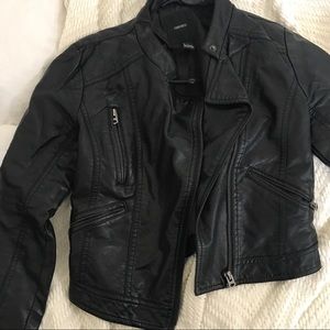 Faux Leather Jacket